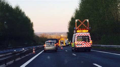 accident a13 ce matin